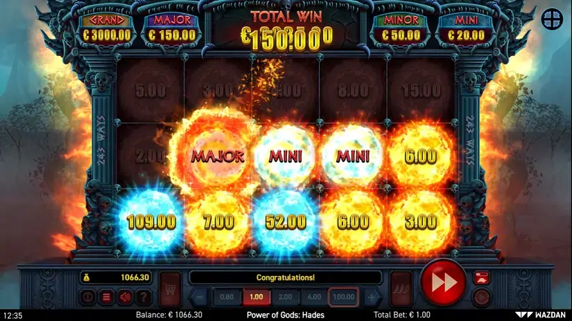 Power of Gods™: Hades slot screenshot 5