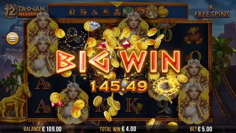 12 Trojan Mysteriesa slot screenshot 
