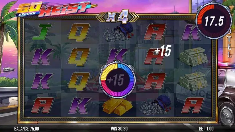 60 Second Heist slot screenshot 4