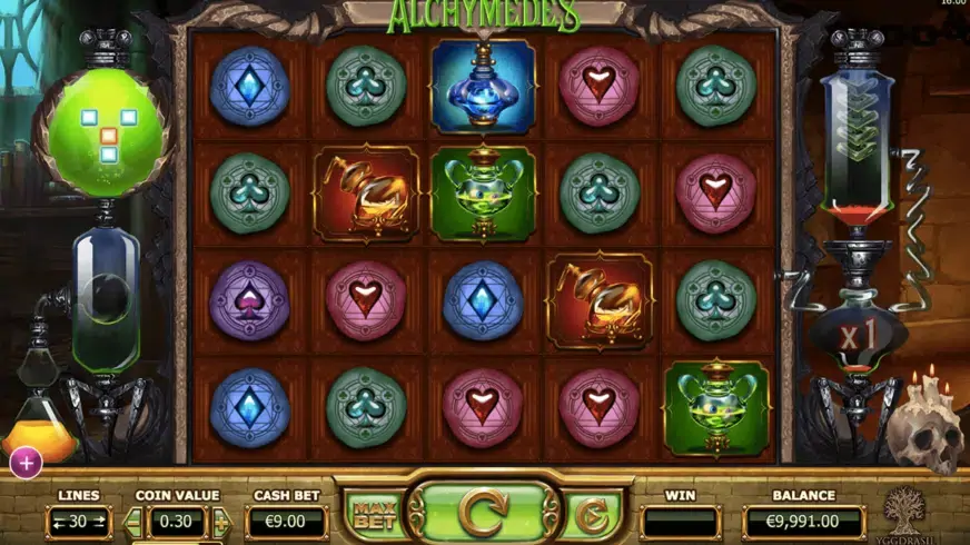 Alchymedes slot screenshot 1