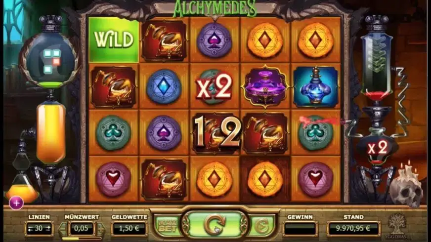 Alchymedes slot screenshot 2