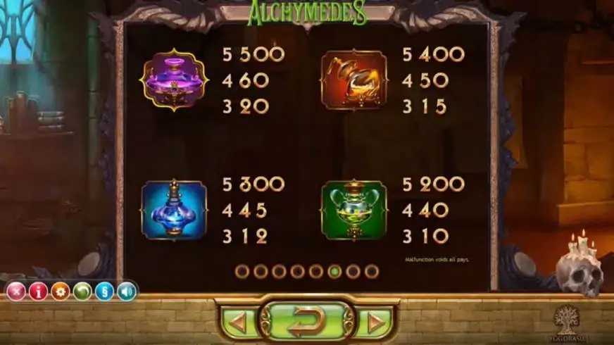 Alchymedes slot screenshot 3
