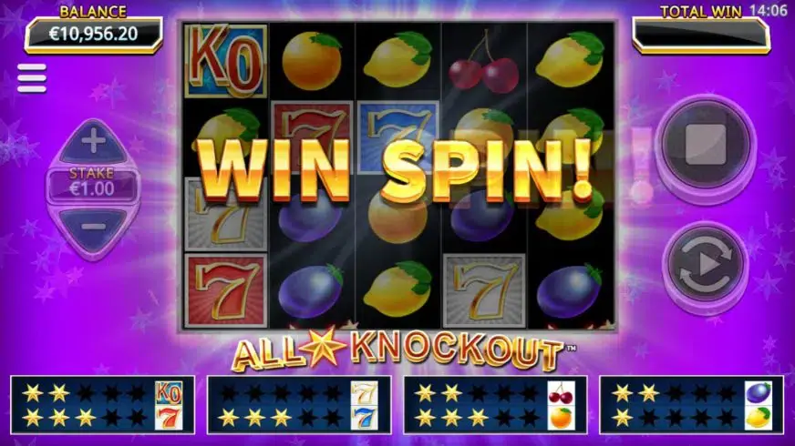 All Star Knockout slot screenshot 
