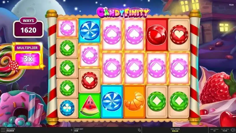 Candyfinity slot screenshot 4