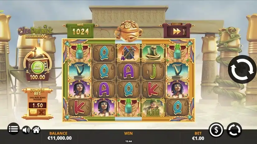 CleoPatrick DoubleMax slot screenshot 1