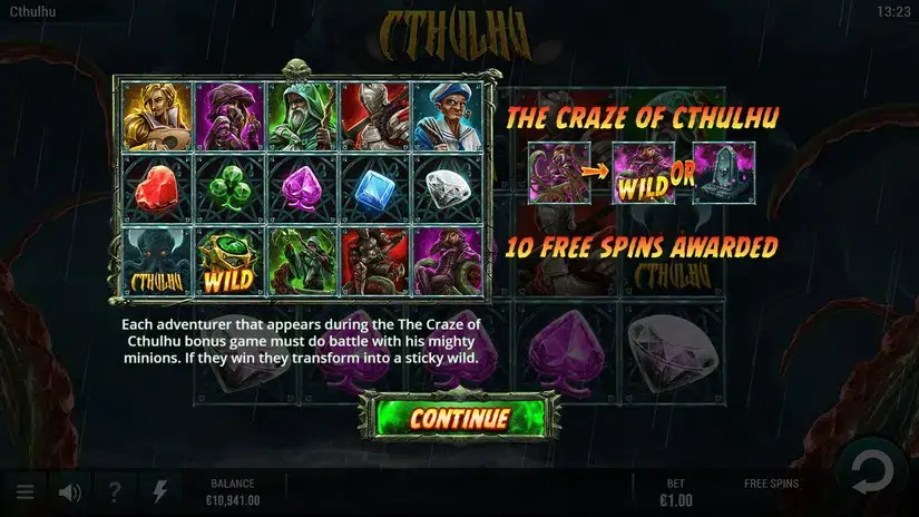 Cthulhu slot screenshot 4