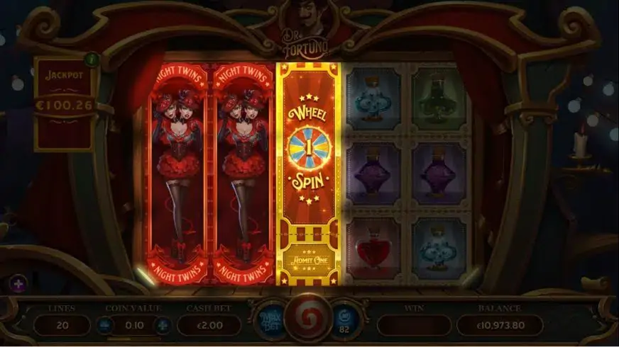 Dr Fortuno slot screenshot 3