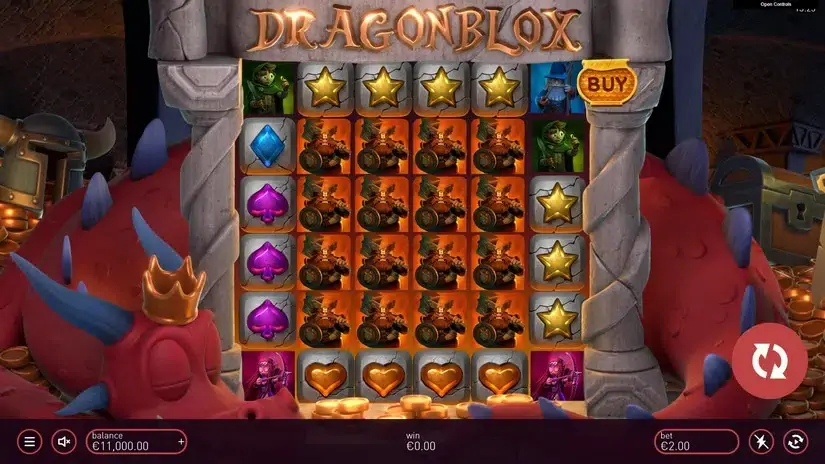 Dragonblox Gigablox slot screenshot 1