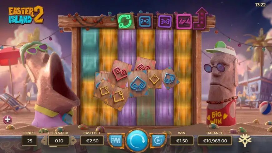 Easter Island 2 slot screenshot 2