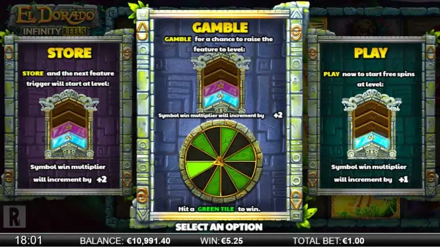 El Dorado Infinity Reels slot screenshot 3