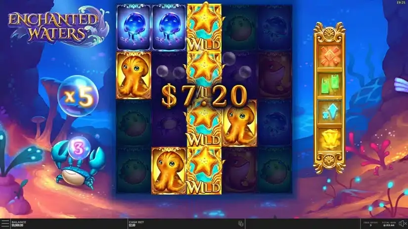 Enchanted Waters slot screenshot 