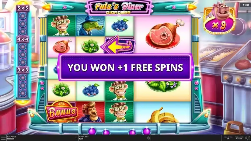 Fatz’s Diner slot screenshot 4