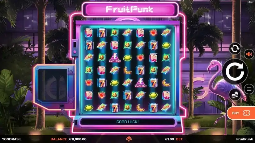 FruitPunk slot screenshot 