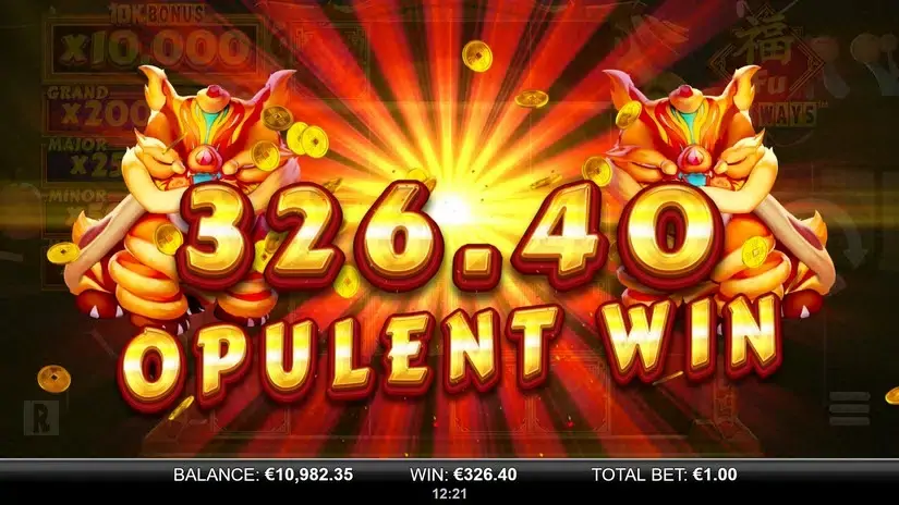 Fu 10K Ways slot screenshot 