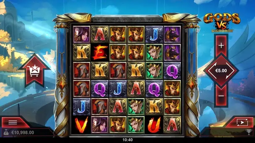 Gods vs Gigablox slot screenshot 1