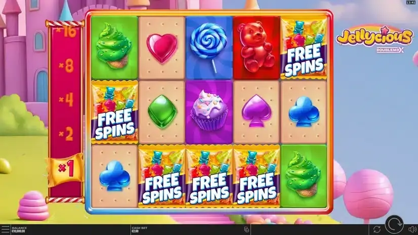 Jellycious DoubleMax slot screenshot 2