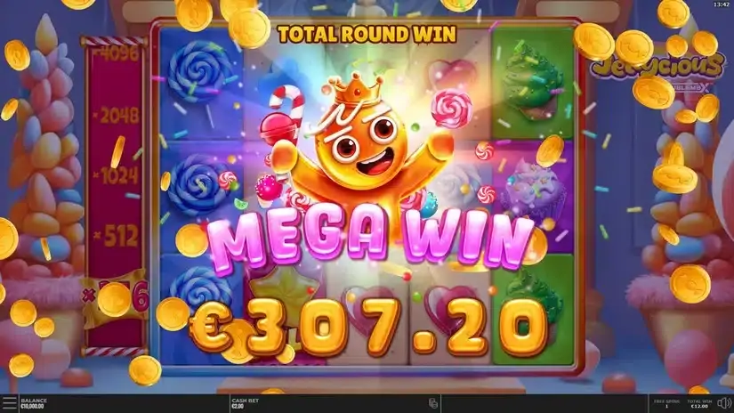 Jellycious DoubleMax slot screenshot 
