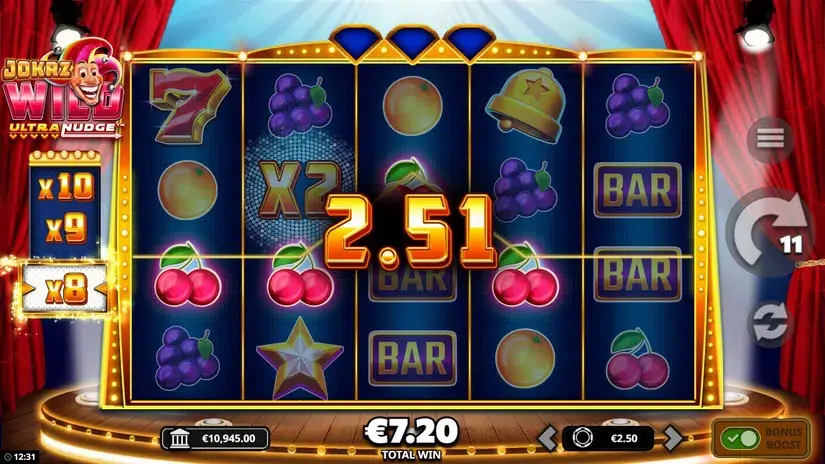 Jokrz Wild Ultranudge slot screenshot 6