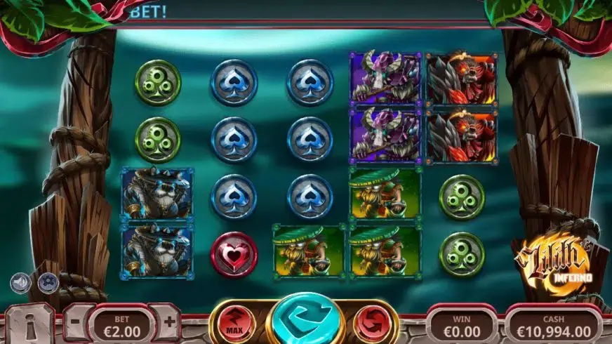 Lilith’s Inferno slot screenshot 1