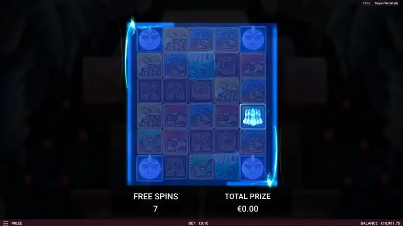 Mayan Waterfalls slot screenshot 3