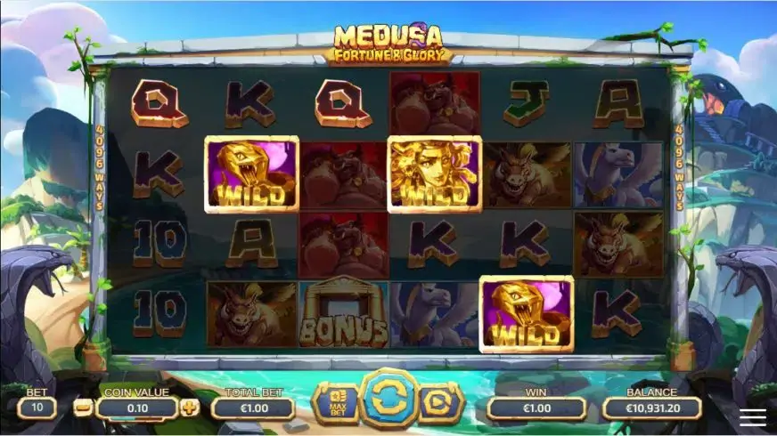 Medusa – Fortune and Glory slot screenshot 3