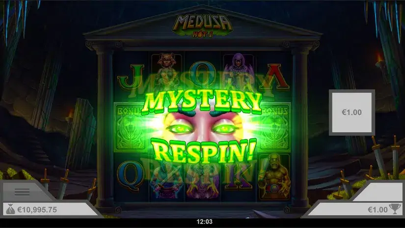 Medusa Hot 1 slot screenshot 3
