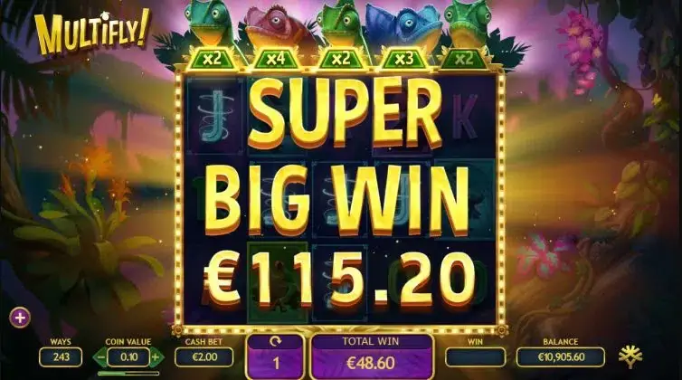 Multifly slot screenshot 