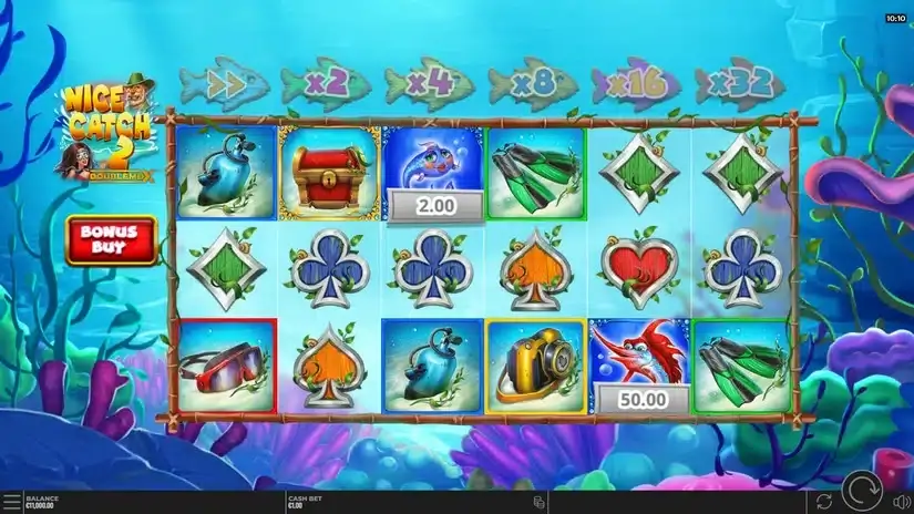 Nice Catch 2 DoubleMax slot screenshot 