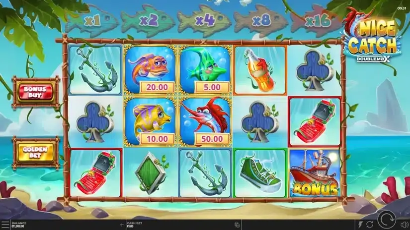 Nice Catch DoubleMax slot screenshot 