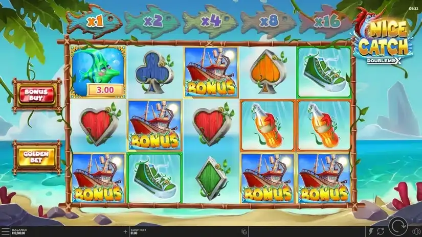 Nice Catch DoubleMax slot screenshot 2