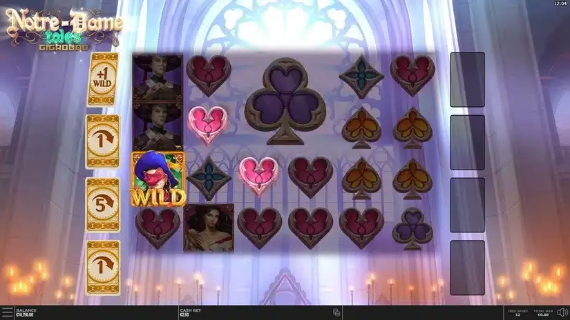 Notre-Dame Tales GigaBlox slot screenshot 5