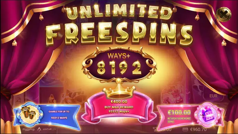 PiggyPop slot screenshot 5