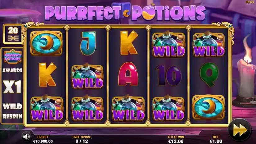 Purrfect Potions slot screenshot 6