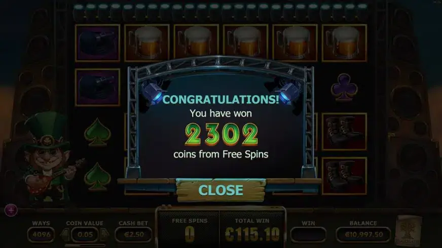 Rainbow Ryan slot screenshot 3