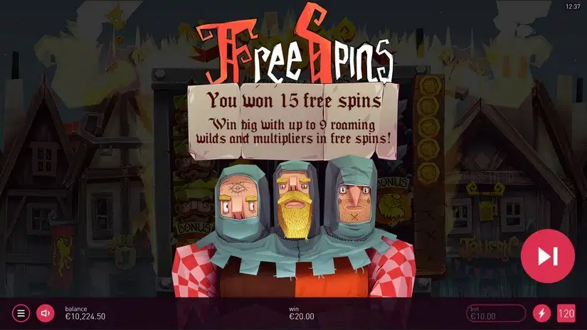 Robin – Nottingham Raiders slot screenshot 4