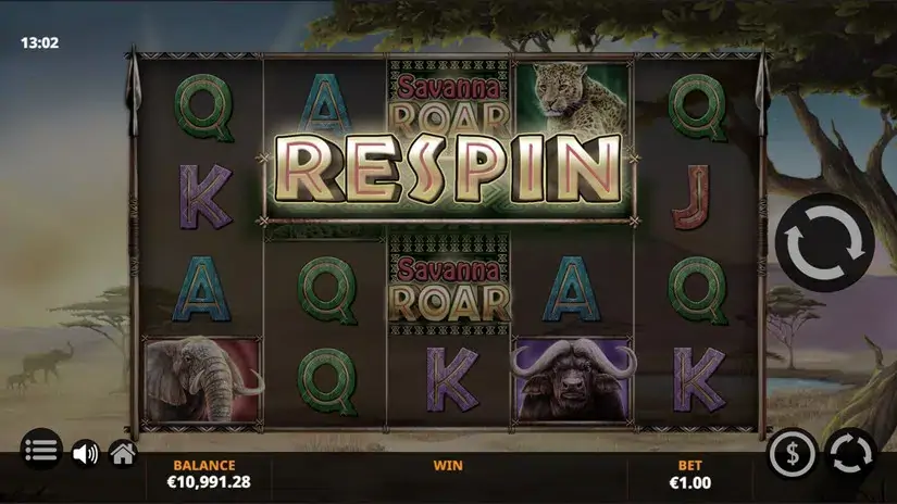 Savanna Roar slot screenshot 2