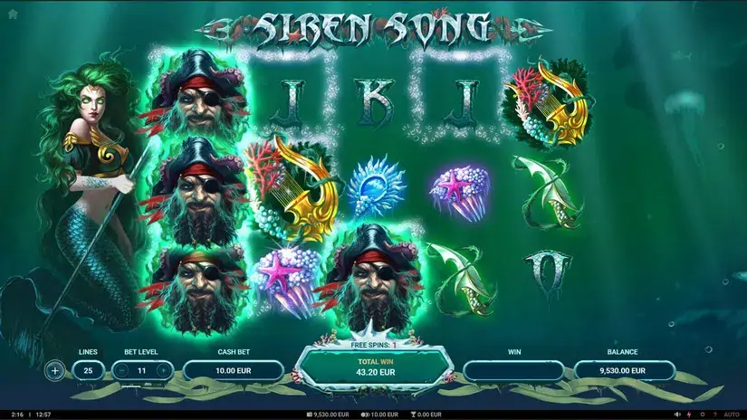 Siren Song slot screenshot 4
