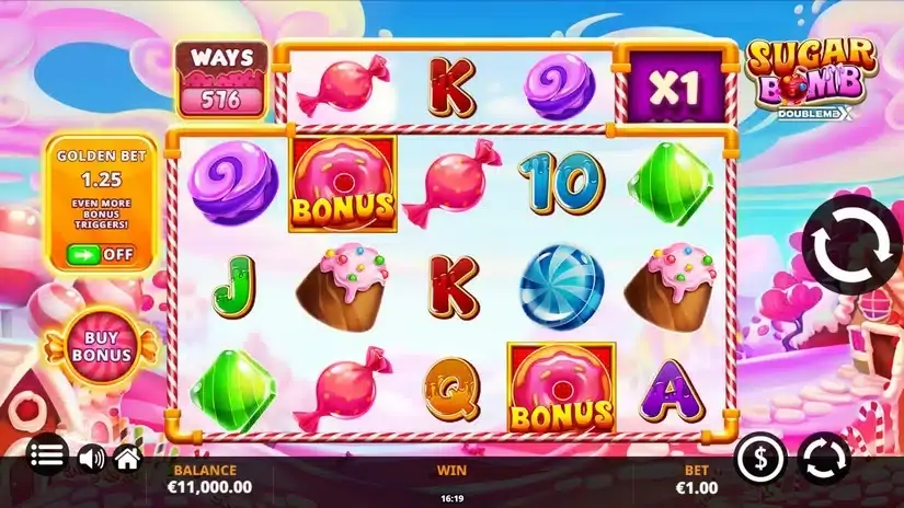 Sugar Bomb DoubleMax slot screenshot 