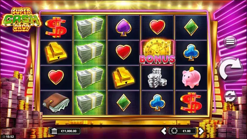 Super Cash Drop slot screenshot 1