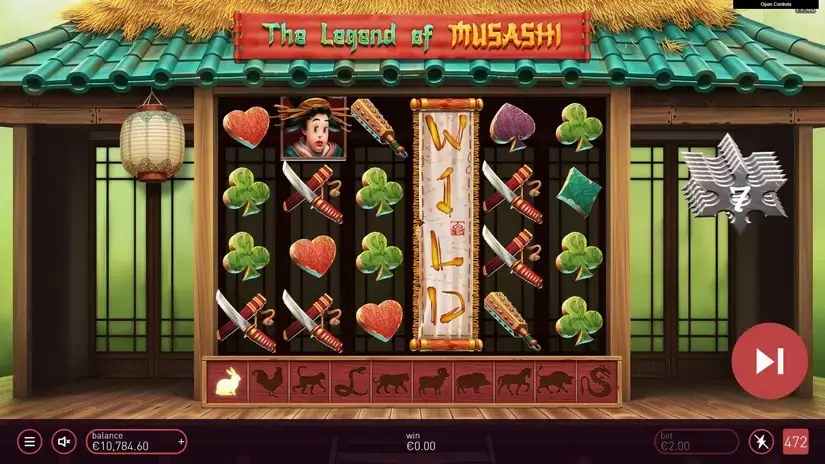 The Legend of Musashi slot screenshot 4