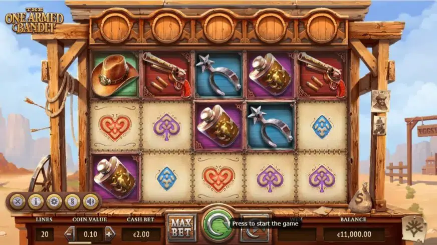 The One Armed Bandit slot screenshot 