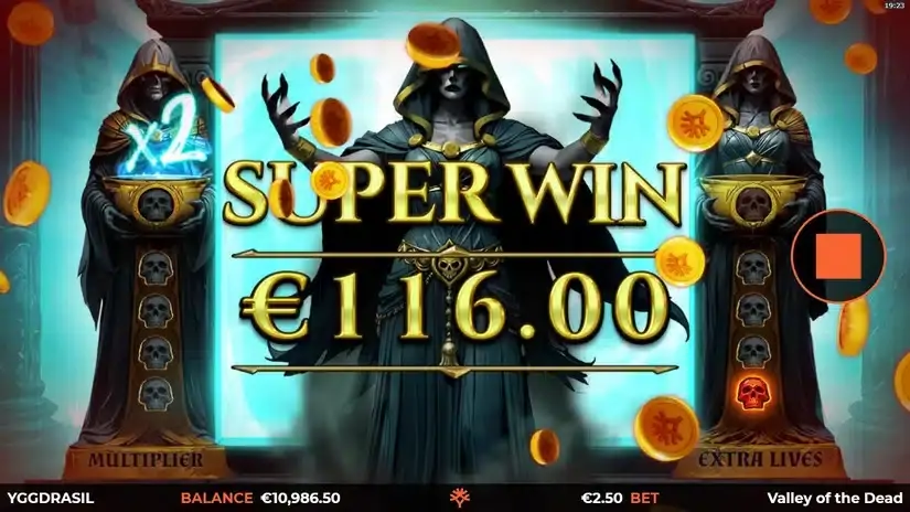 Valley of the Dead slot screenshot 