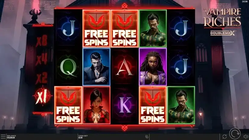 Vampire Riches DoubleMax slot screenshot 2