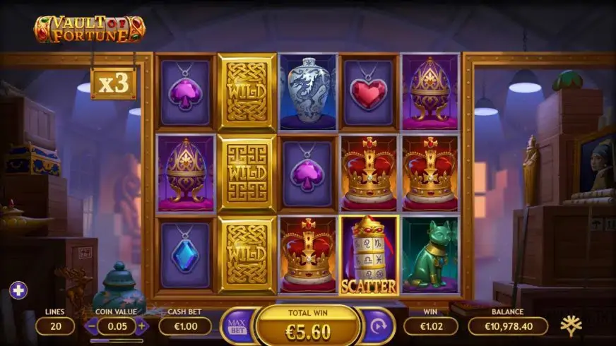 Vault of Fortune slot screenshot 2