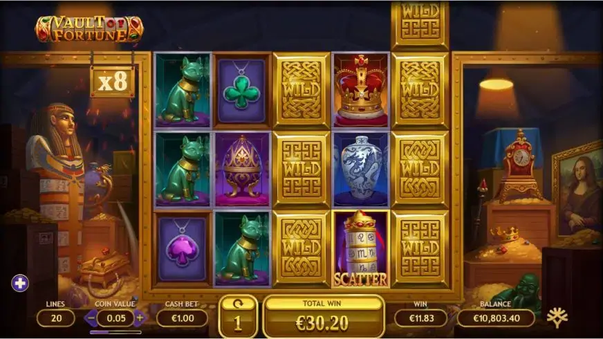 Vault of Fortune slot screenshot 