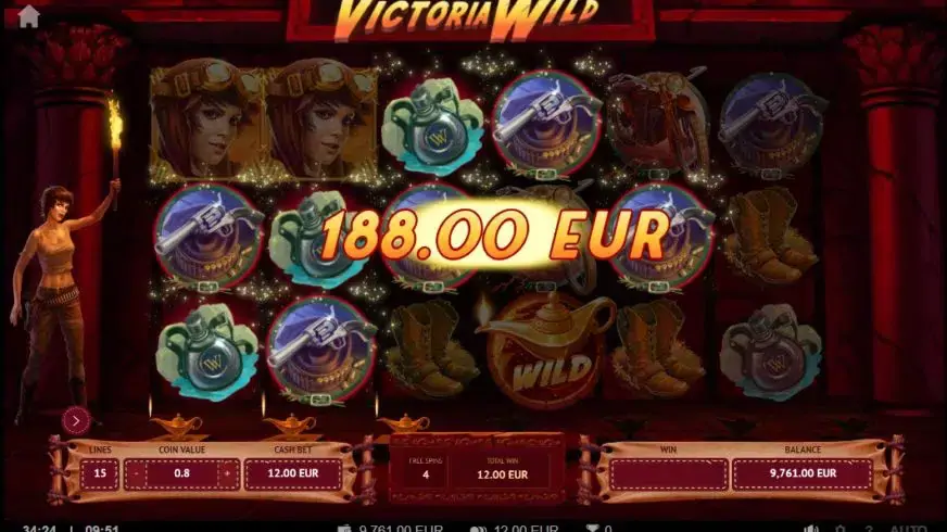 Victoria Wild slot screenshot 3