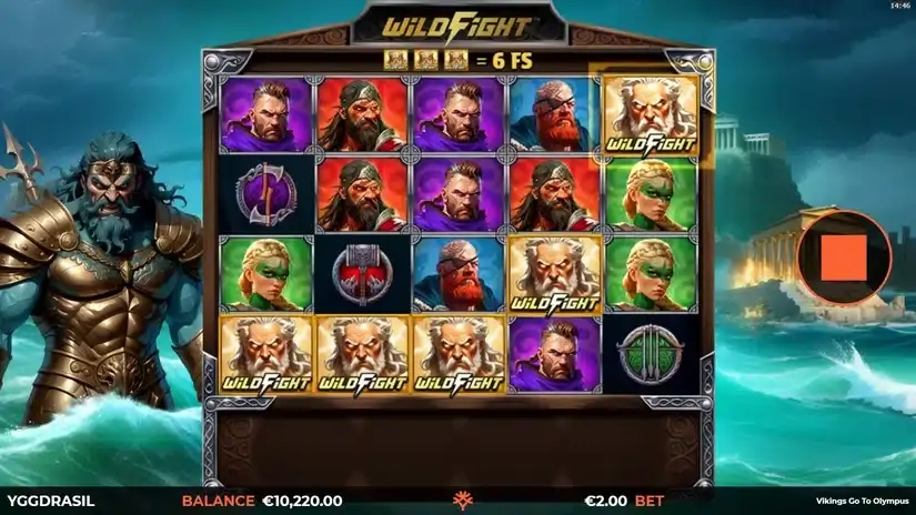 Vikings Go To Olympus slot screenshot 