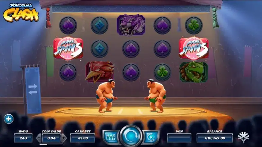 Yokozuna Clash slot screenshot 4