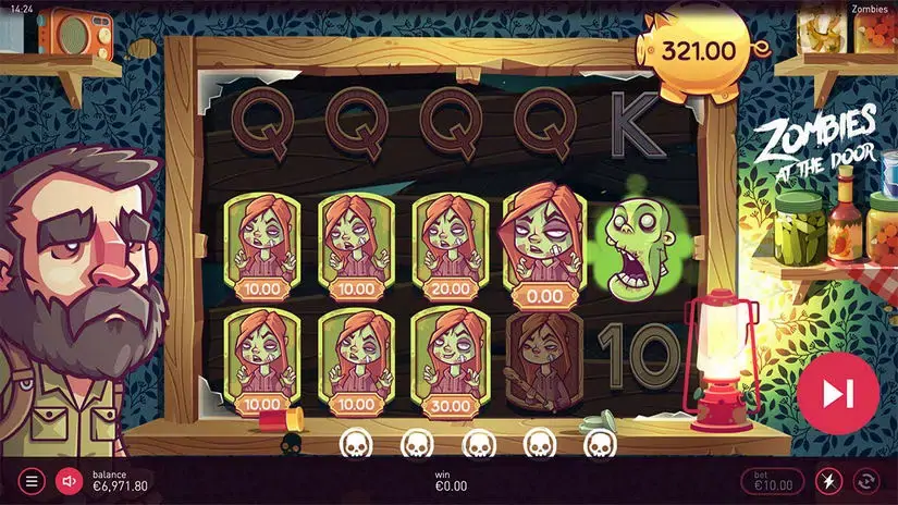 Zombies At The Door slot screenshot 2