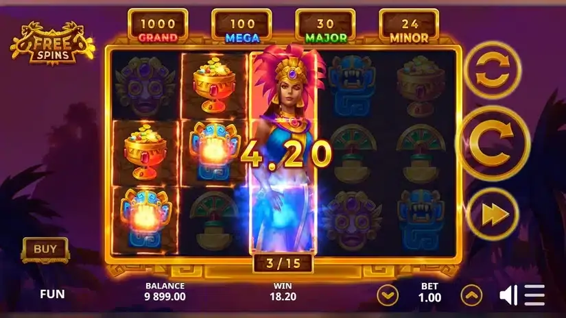 Aztec’s Legend slot screenshot 